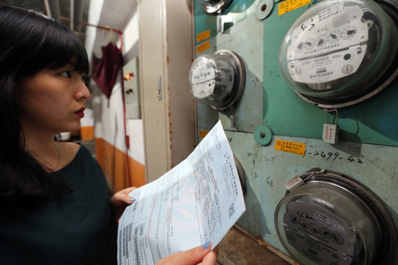 台電電表與電費帳單。聯合報系資料照片／記者許正宏攝影 