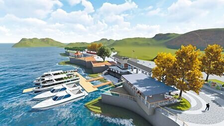 苗栗縣政府獲交通部觀光局補助2億元,重新打造明德水庫為觀光亮點。(謝明俊攝)