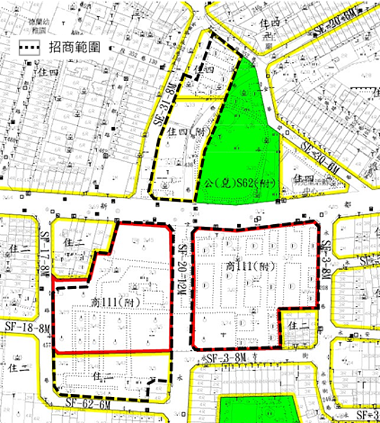 台南市南區大鵬五村公辦都市更新案自111年7月1日起再公告招商。圖／台南市都發局提供