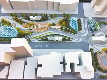 
台北市成功市場改建工程自2023年9月延宕至2024年完工，施工廠商如今遇到疫情、缺工缺料，有高達3億的成本缺口，要求解除契約。圖為新成功市場採半地下化設計模型。（本報資料照片）
