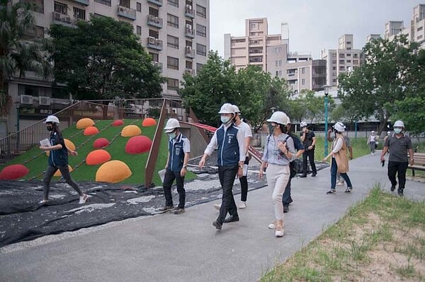 和平公園變身共融大客廳。圖／新竹市城銷處提供