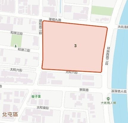 中市府計畫在北屯太和段3（文中小3）5.19公頃學校用地新建國中，因營建署興建社會住宅計畫，經立委協調，決定其中3.15設校，其餘變更為社宅用地。圖／教育局提供