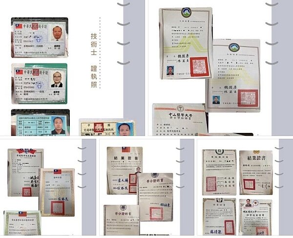 花壇鄉長顧勝敏在臉書曬出20多張證照,被網友稱為「斜槓鄉長」、「被醫生職業埋沒的天才駕駛」。圖/翻攝自顧勝敏臉書