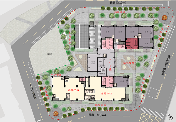 光環安居社會住宅全區圖。圖/新北市府提供