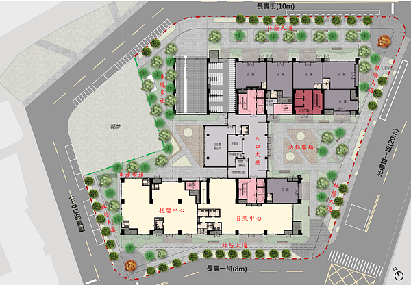 光環安居社會住宅全區圖。圖／新北市府提供