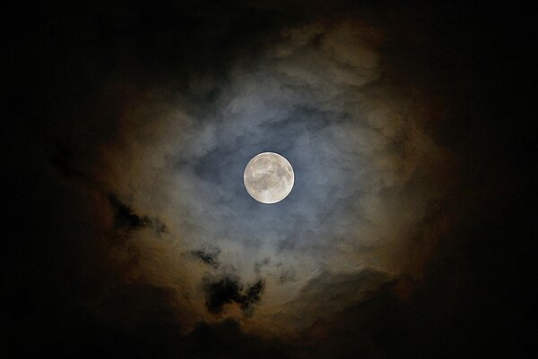 超級月亮。圖/聯合報系資料照片