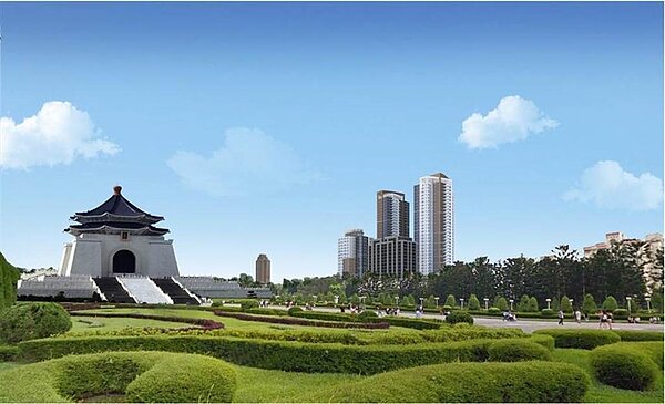 爭奪多年的台北市蛋黃區規模最大的新隆國宅都更案,三圓建設確定取得都更實施者資格,預計明年一月送件,都更改建為四大棟住宅大樓。(圖/三圓建設)