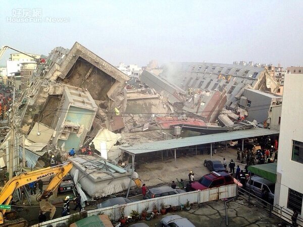 維冠大樓倒塌造成115人死亡、551人受傷，為國內有史以來單一建築物倒塌罹難人數最多的災害。資料照／好房網編採中心