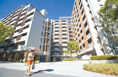 圖為台北市北投區的新奇岩社會住宅。(本報資料照片)