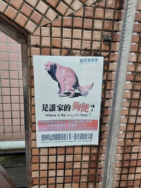 清狗便，主人能自律。圖／易小滿攝
