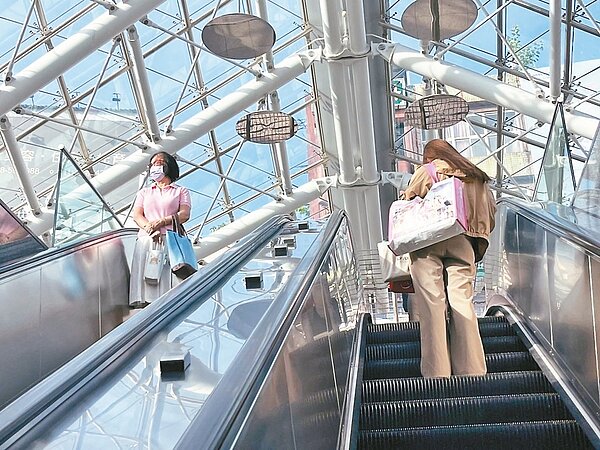 根據高雄捷警隊統計,今年1至6月處理18件刑案中,妨害祕密罪占5件,樣態都是女性在站內搭手扶梯時遭偷拍。記者林巧璉/攝影