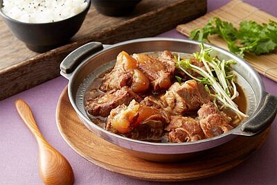 竹之鄉紅燒耎骨肉。圖/台中市觀旅局提供