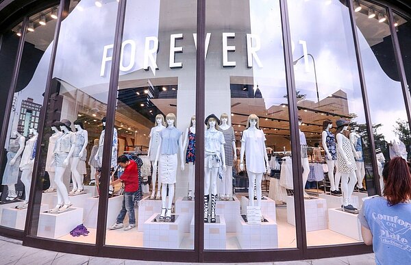 Forever 21多年前在台北ATT 4 FUN商場開設台灣首家專賣店。圖/聯合報系資料照