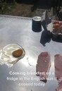 歐洲熱浪來襲熱到能煎蛋　他用陽光做出一份「英式早餐」