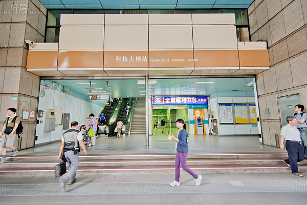 捷運科技大樓站,大安區,復興南路。(好房News記者 陳韋帆/攝影)