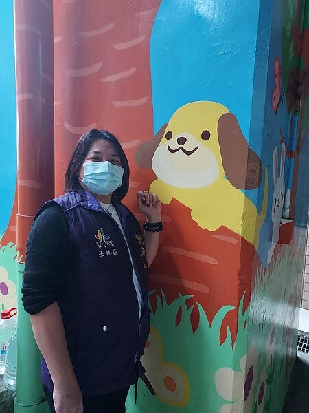 里長郭淑玲適應環境,意志昂然。圖/易小滿攝