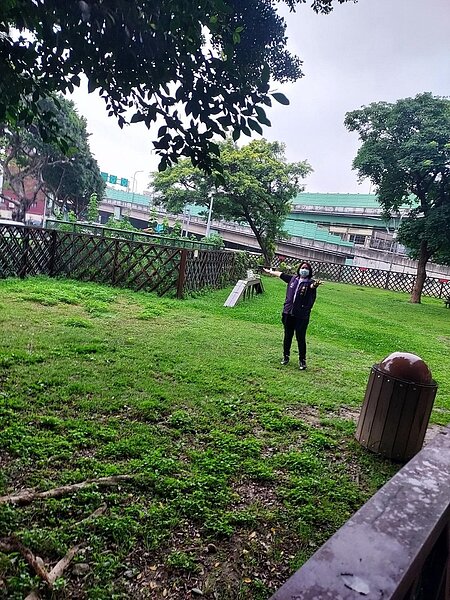 城市美化的推手,得到里民信賴。圖/易小滿攝