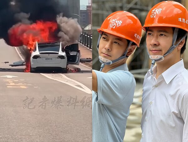 林志穎驚傳嚴重車禍。圖/記者爆料網、林志穎臉書
