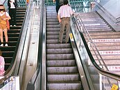 電扶梯靠右站？　台鐵基隆站公告左右平均站立