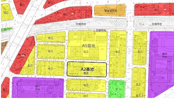 信義兒福A2基地25日起公開閱覽至8月5日，預計8月底招商，基地面積合計約1,329坪，預估投資金額上看28億元。圖／國家住宅及都市更新中心