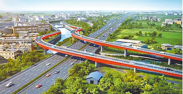 「大埔截水溝堤岸道路拓寬」工程難度高,加上缺工、原物料價格波動大等原因,讓有意承包的承包商縮手,目前第5次預算已經追加到34億,縣府希望有意的廠商能來投標。(縣府提供/吳建輝彰化傳真)