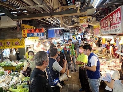 喜迎年底百年慶，中市第三市場建設升級大改造。圖／台中市經發局提供