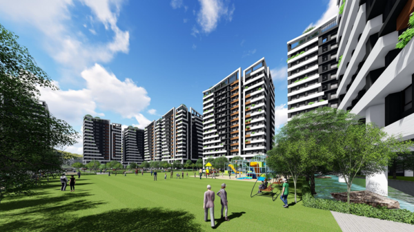 仁德二空新村B區都更案將取得170戶公宅，預計2026年完工啟用。圖／台南市政府提供
