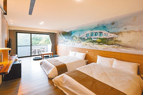 桃園市民宿家數在疫情期間不減反增,隨著疫情趨緩業者更看好國旅市場。圖/桃園市觀旅局提供