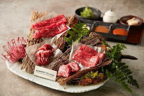 本日和牛四種盛合,2人份840元。圖/乾杯提供