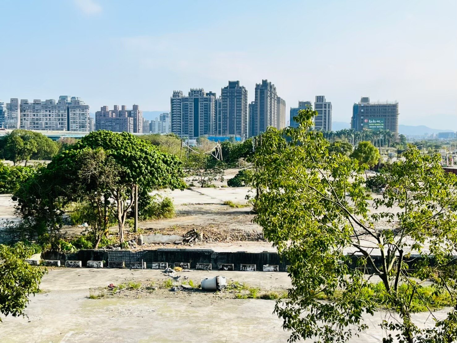 塭仔圳重劃區周邊示意圖。記者游智文／攝影 