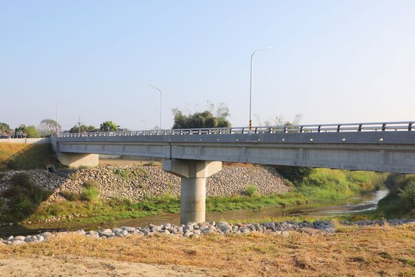 台南八甲橋改建完工。圖／台南市政府提供