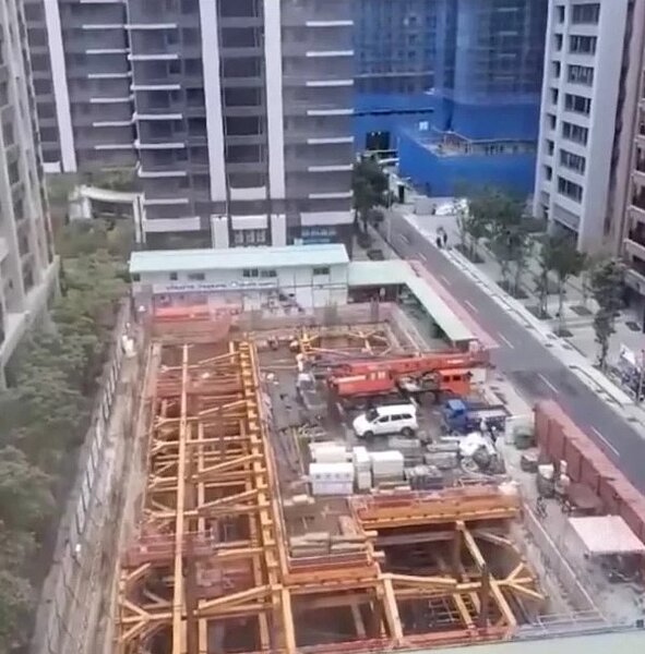 國家住都中心社宅「江翠好室」上月與本月都因為在規定時間之外施工,遭到裁罰,但居民認為該案已是累犯,應該重罰。圖/新北市議員葉元之提供