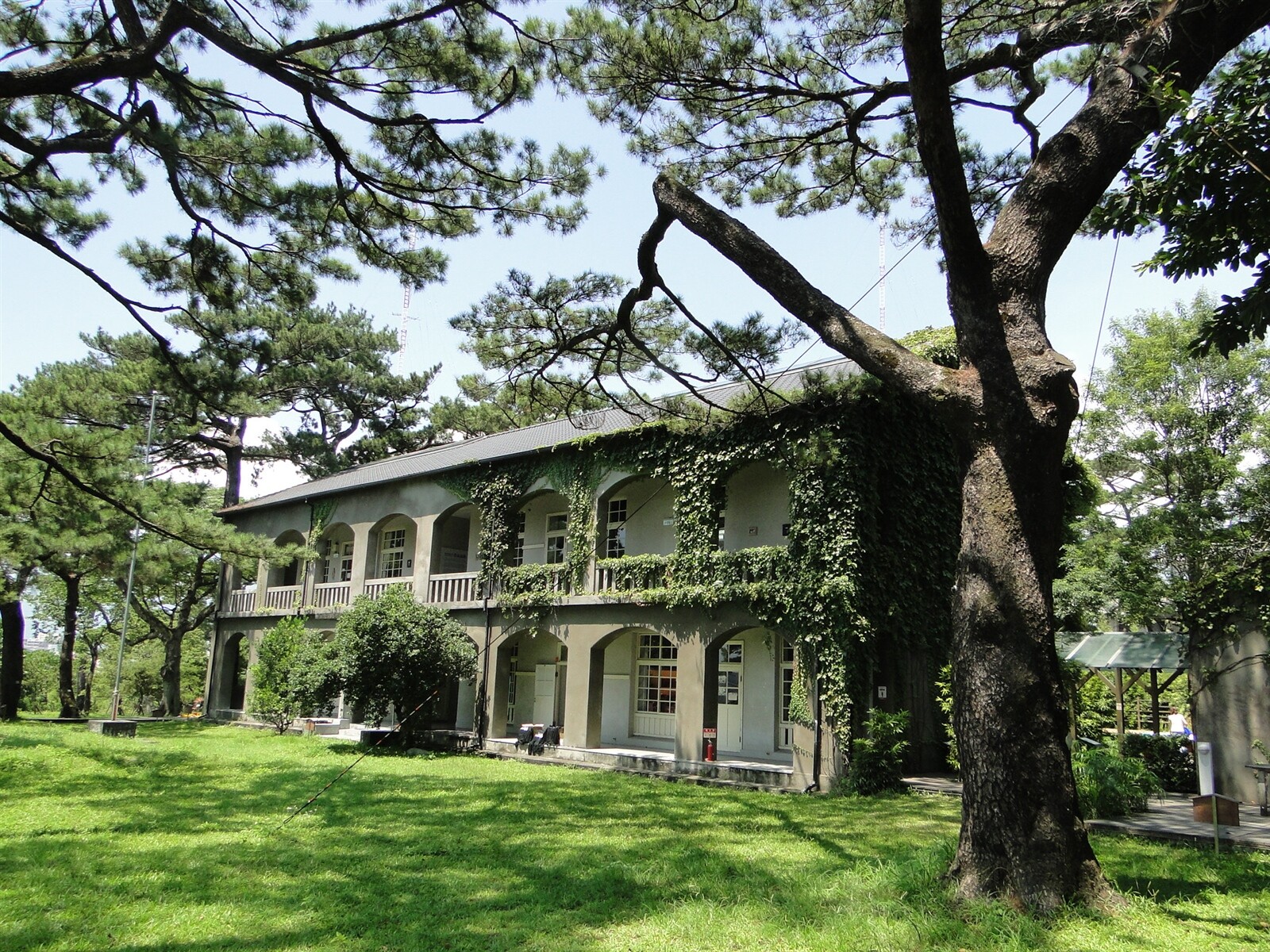 (圖3)花蓮松園別館，為日治時期花蓮最高軍事指揮中心，可遠眺花蓮港及太平洋。記者范振和／攝影 