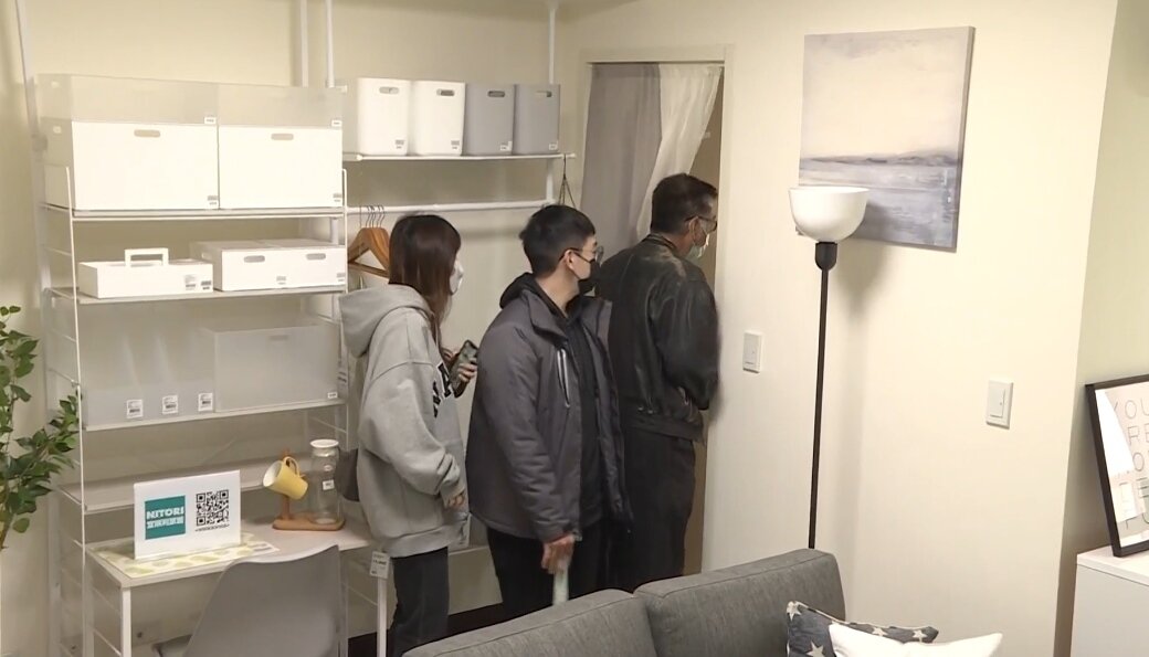 ▼高雄一處剛建好的社會住宅近日開放入內賞屋。(圖/東森新聞)