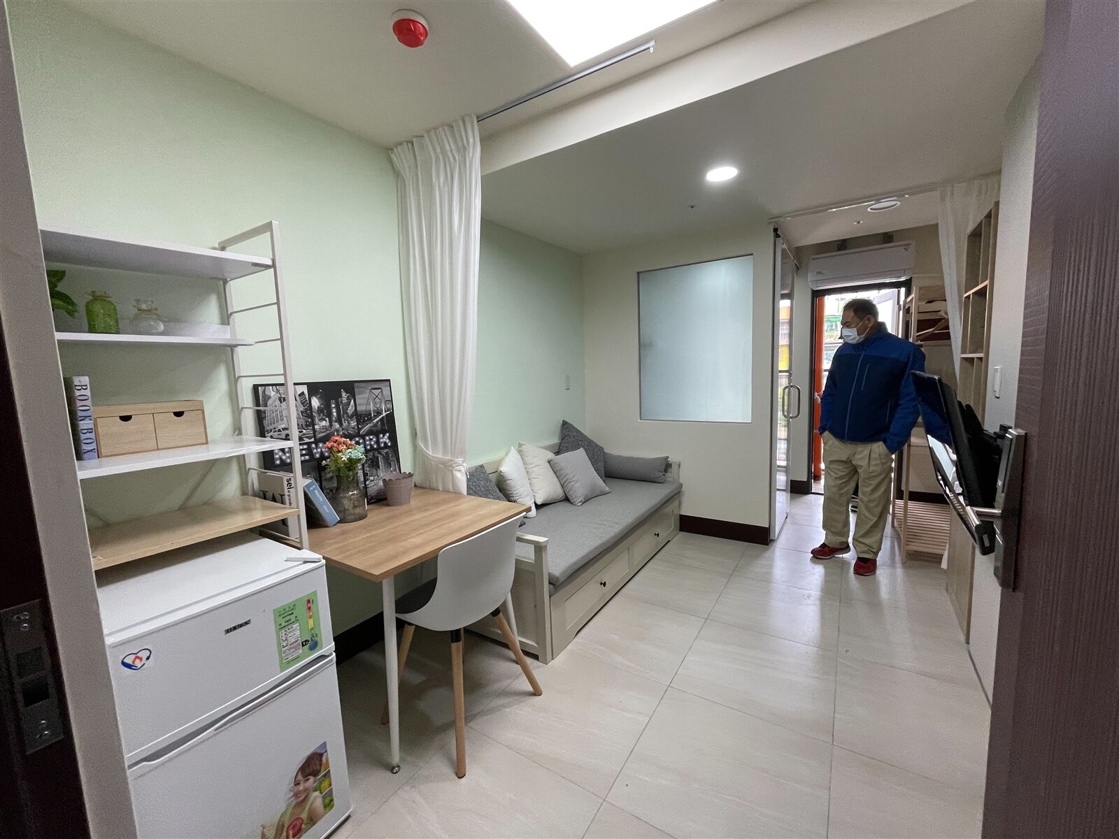 凱旋青樹社宅在房型規畫上，提供一房型、二房型與三房型不同住宅單元。記者徐如宜／攝影 