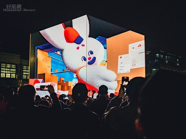 「台北兔給樂」結合裸眼3D、體感互動和緊湊故事創造不一樣的聲光體驗。圖片提供:Bito