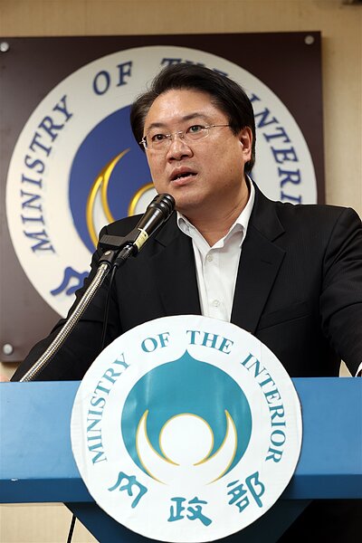 內政部長林右昌
 記者邱德祥／攝影 