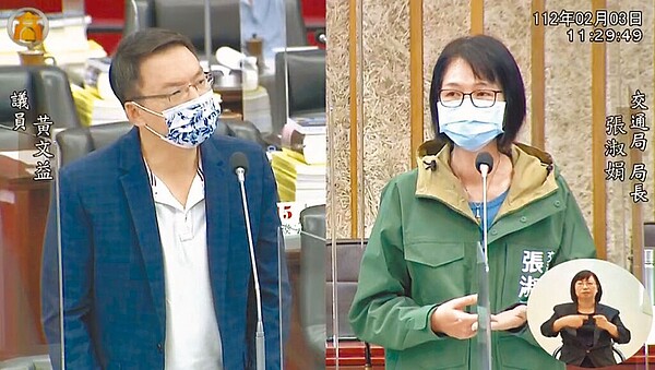 高市議會2日執行總預算審議,多位議員要求市府善用停管基金,解決民眾停車問題,民進黨高市議員黃文益表示,前金、新興、苓雅地區缺乏立體停車場,導致商圈沒落。(摘自高市議會Youtube)