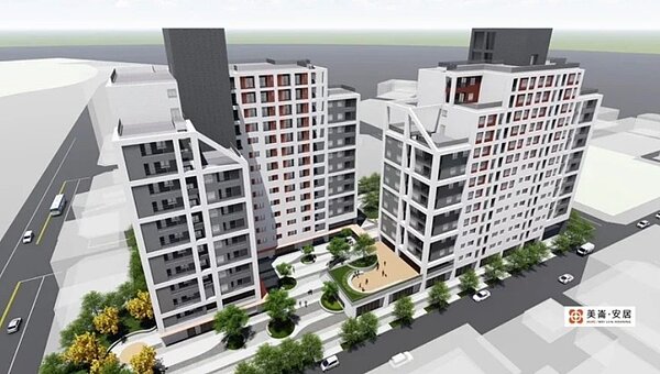 內政部推動「美崙安居」社宅,新建統包工程去年底以23億餘元決標,預計116年完成,將有425戶。圖/內政部住都中心提供