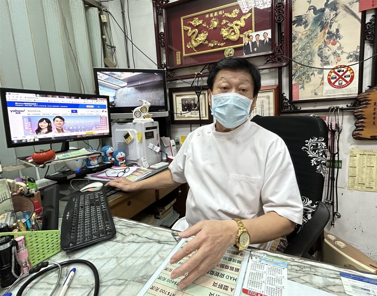 中山醫學大學附設醫院法醫科主任高大成。記者趙容萱/ 攝影