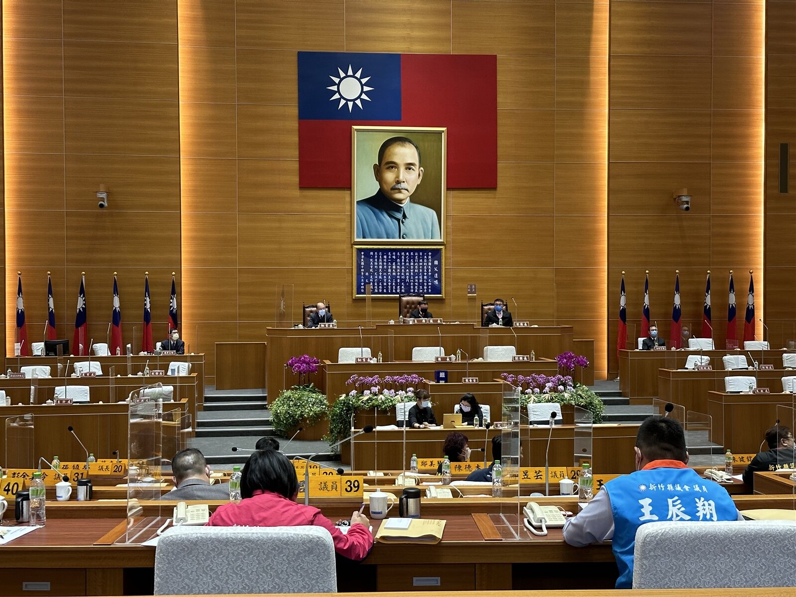 新竹縣議會今召開第20屆第1次臨時會。記者巫鴻瑋/攝影