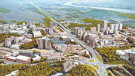 
淡北道路流標，新北市將調整預算，再行公告上網。（本報資料照）
