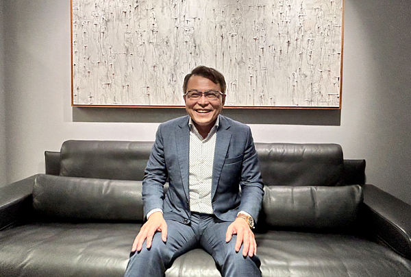 佳元建設董事長蔡錫全。圖/好房網News記者蔡佩蓉攝影