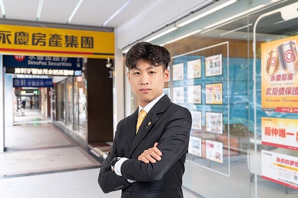 永慶房屋經紀人李政陽分享，只要選對工作，年輕人也能靠自己買房。(圖／永慶房屋提供)