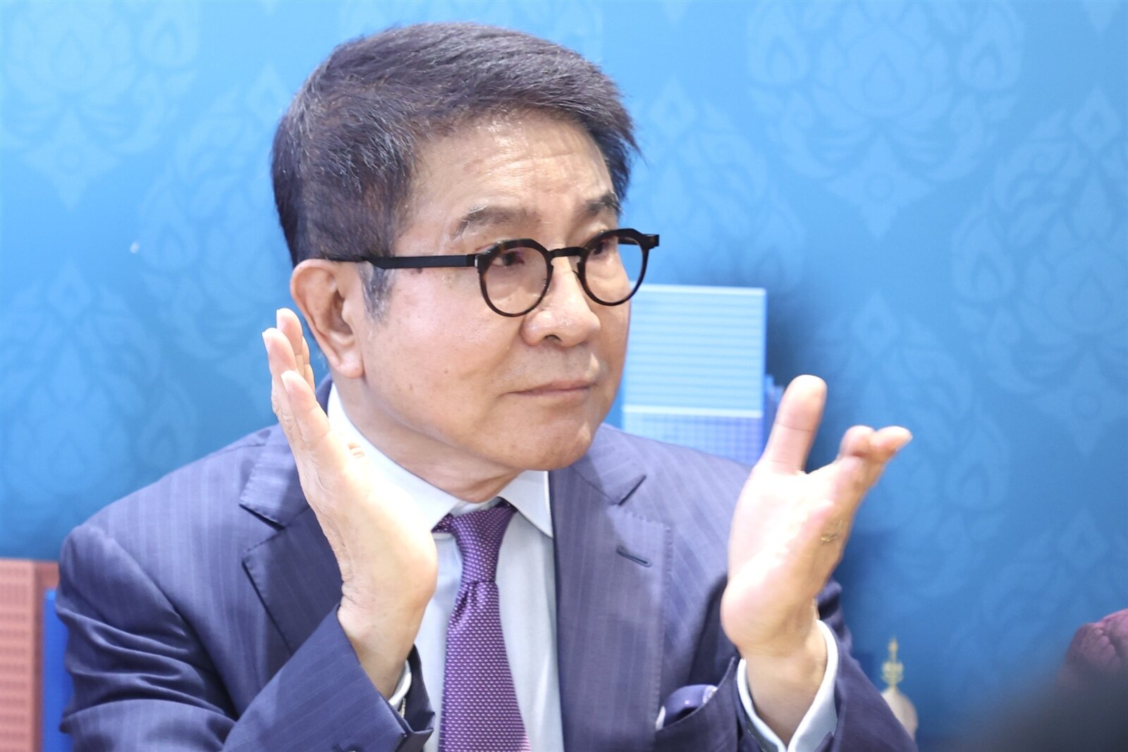 海基會前董事長洪奇昌。記者林俊良/攝影