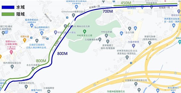 二期河川環境營造工程完工後,將營造出1.5公里近自然水域、通勤綠廊與休憩廣場,可供居民散步、休憩及鳥禽、水生動物棲習。圖/新北市府提供