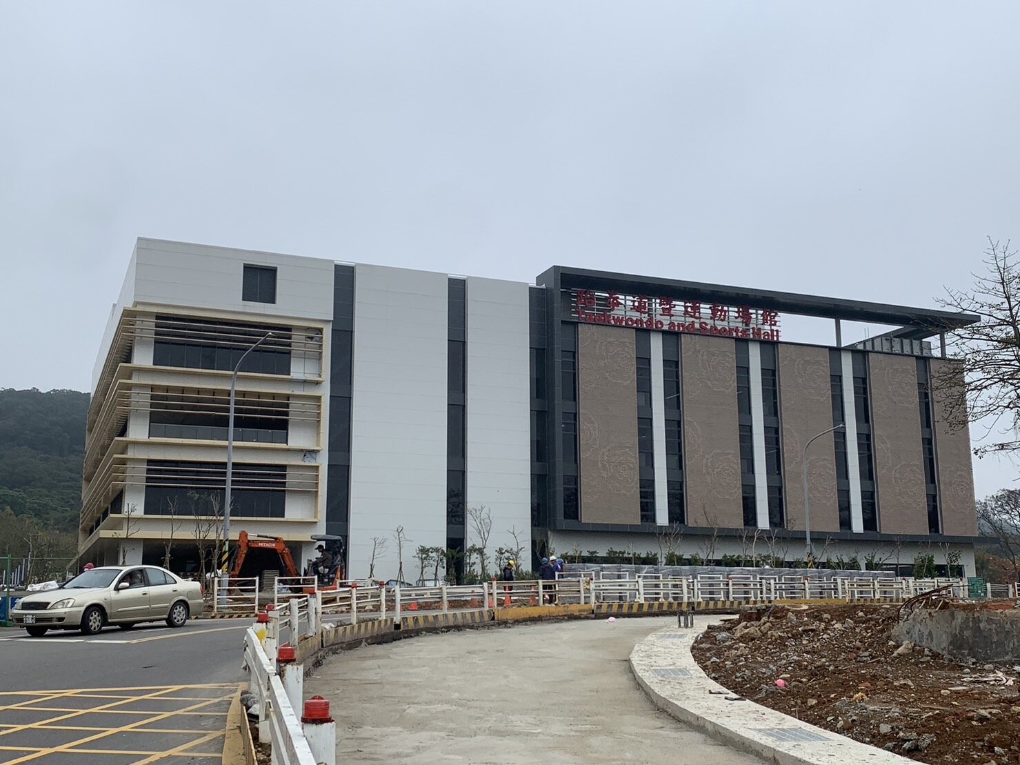 桃園楊梅體育園區原訂去年9月完工,不過受延宕影響將至今年7月完工啟用。記者翁唯真/攝影