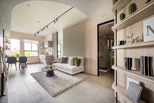 「新潤A5 II 大道鎏域」打出親民成家價,可住進精品、精工好宅。圖/現場提供