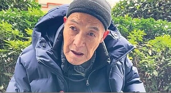 劉玉生說這次回中國是為了照顧老婆並和她共度一生。 (視頻截圖)