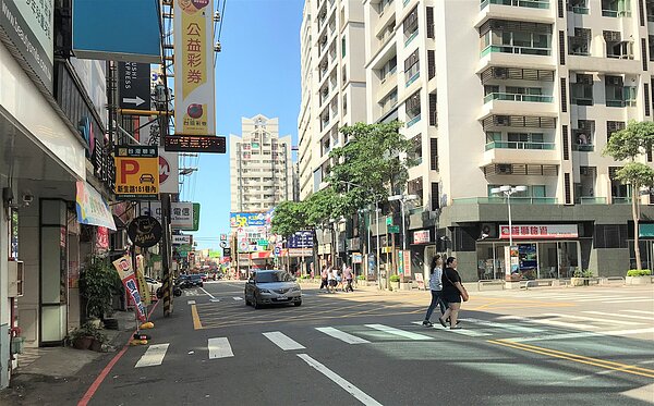 桃園街景示意圖。記者游智文/攝影